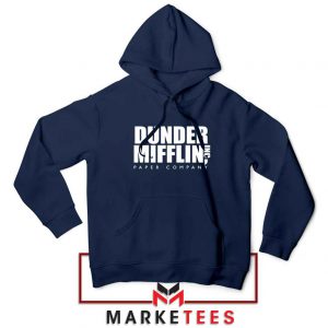 Dunder Mifflin Navy Blue Hoodie