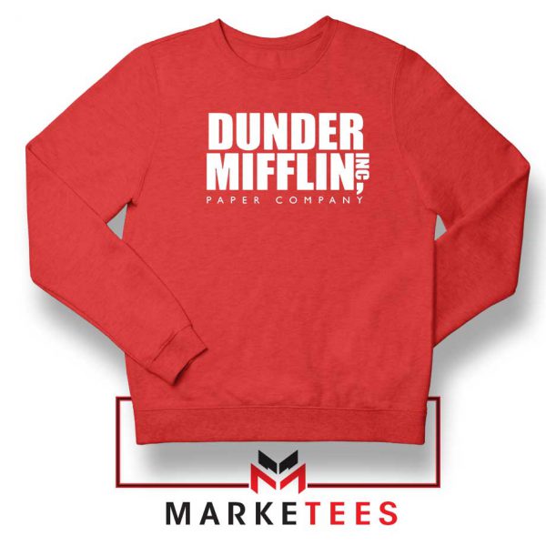 Dunder Mifflin Red Sweatshirt