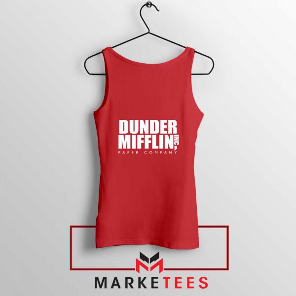 Dunder Mifflin Red Tank Top