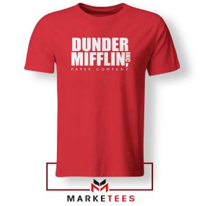 Dunder Mifflin Red Tshirt
