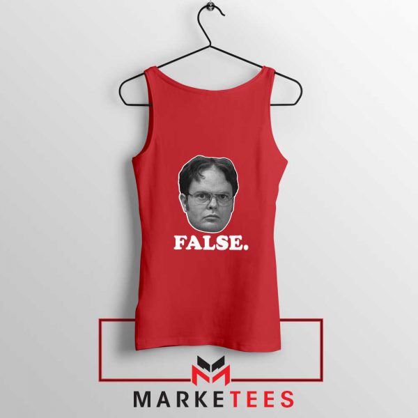 Dwight Schrute False Red Tank Top 