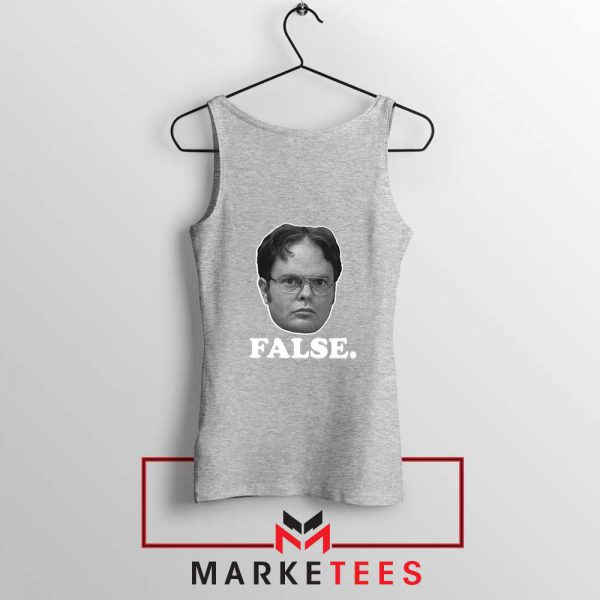 Dwight Schrute False Sport Grey Tank Top 