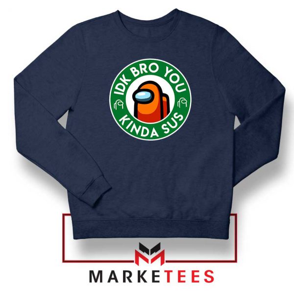 Impostor Coffee Navy Blue Sweatshirt