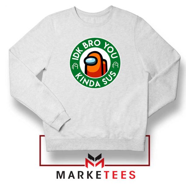 Impostor Coffee White Sweatshirt