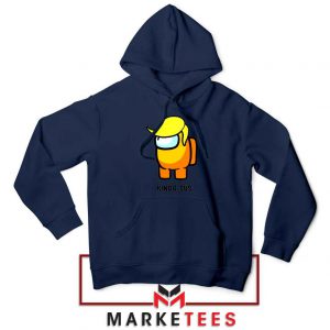 Kinda Sus Donald Trump Navy Blue Hoodie