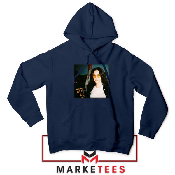 Lana Del Rey Singer Navy Blue Hoodie