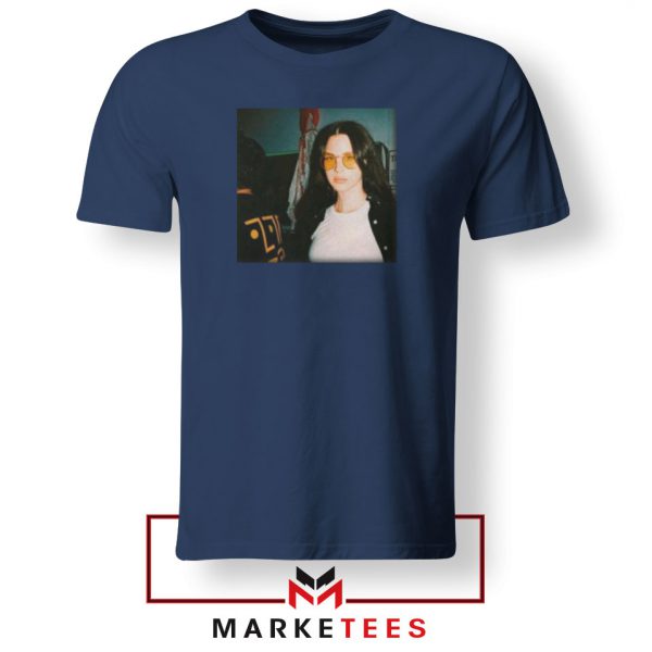 Lana Del Rey Singer Navy Blue Tshirt