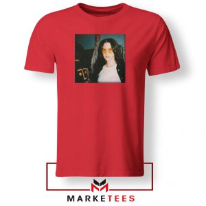 Lana Del Rey Singer REd Tshirt