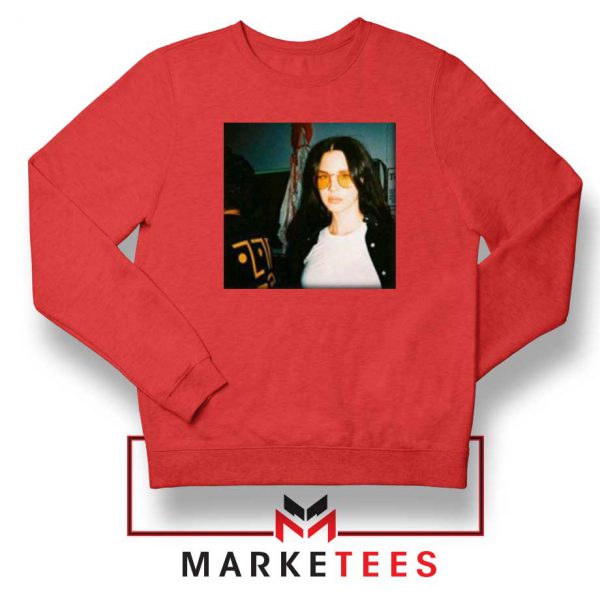 Lana Del Rey Singer Red Sweatshirt