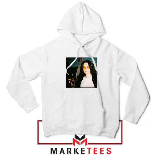 Lana Del Rey Singer White Hoodie