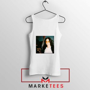 Lana Del Rey Singer White Tank Top