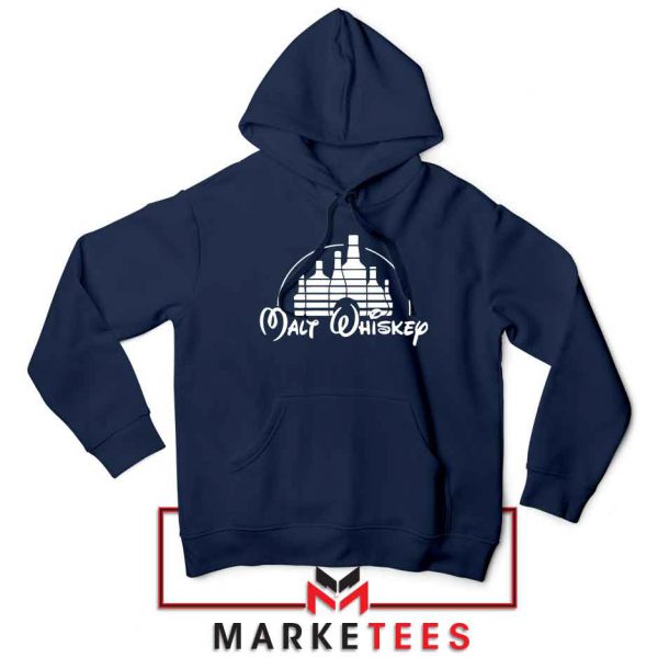 Malt Whiskey Navy Blue Hoodie