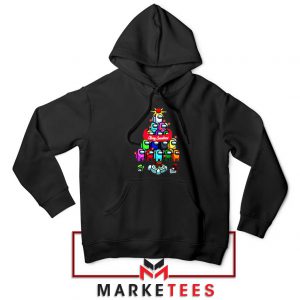 Merry Christmas Game Black Hoodie