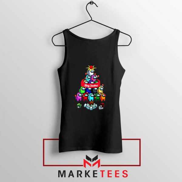 Merry Christmas Game Black Tank Top