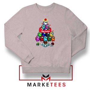 Merry Christmas Game Sport Grey Sweatshirt