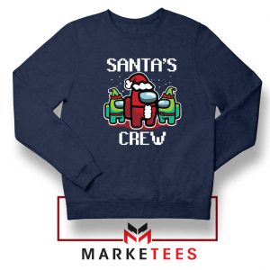 Santa Crewmate Navy Blue Sweatshirt