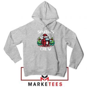 Santa Crewmate Sport Grey Hoodie