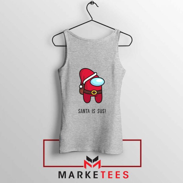 Santa Is Sus Game Sport Grey Tank Top