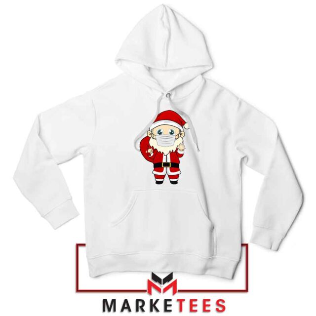 Santa Wearing Mask Hoodie