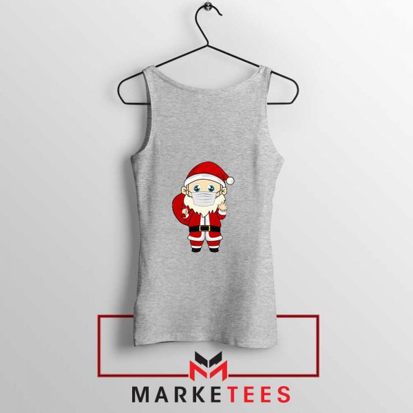 Santa With Mask Sport Grey Tank Top