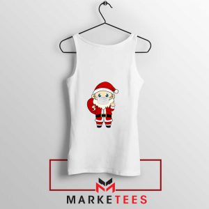 Santa With Mask Tank Top