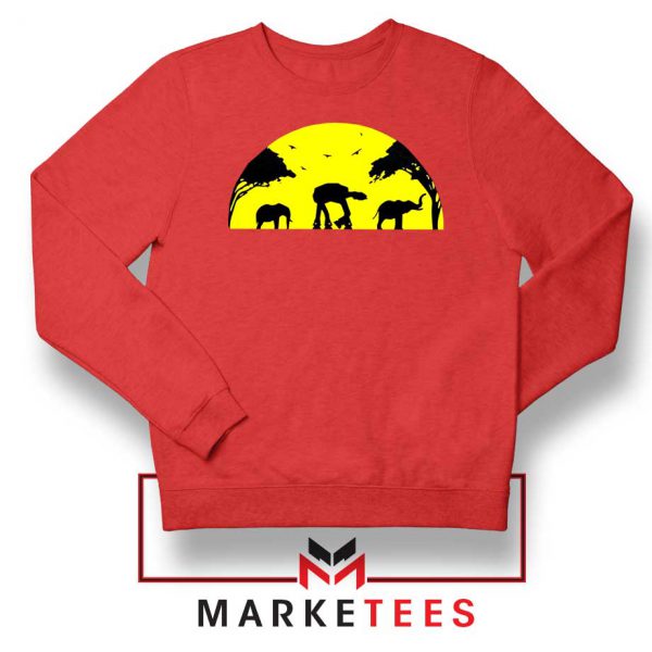 Star Wars Elephant Empire Red Sweatshirt