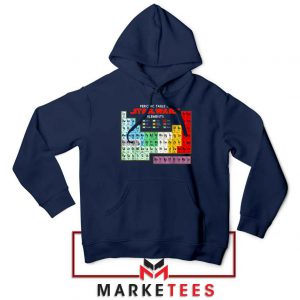 Star Wars Periodic Table Navy Blue Hoodie