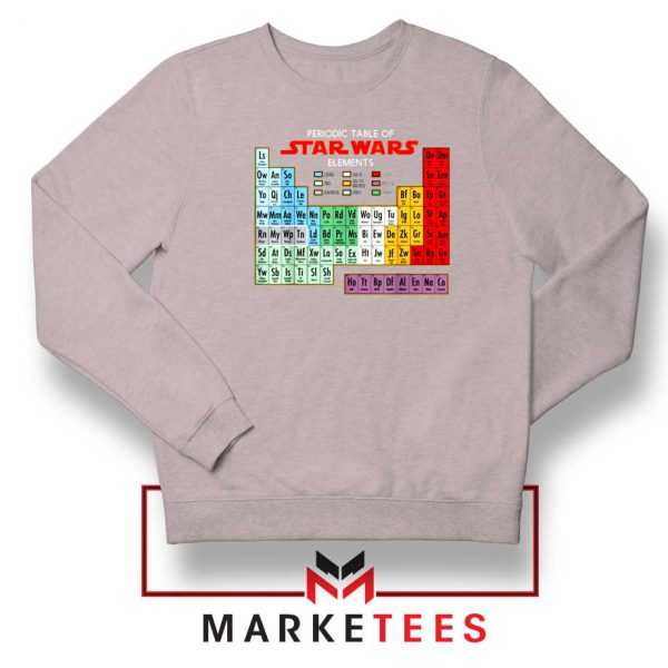 Star Wars Periodic Table Sport Grey Sweatshirt