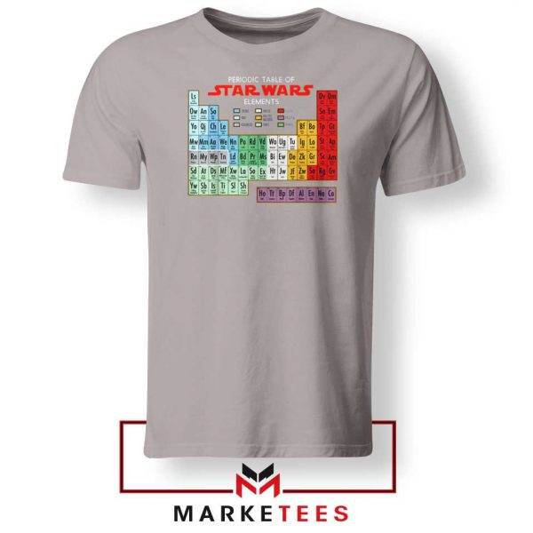 Star Wars Periodic Table Sport Grey Tshirt