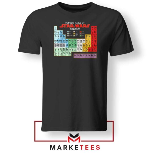 Star Wars Periodic Table Tshirt Buy Film Series Tee Shirts - ⁠Limited