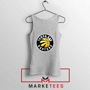 Tampa Bay Raptors Team Sport Grey Tank Top