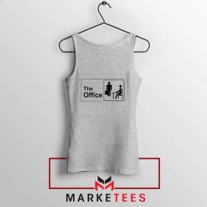 The Office Logo Movie Sport Grey Tank Top