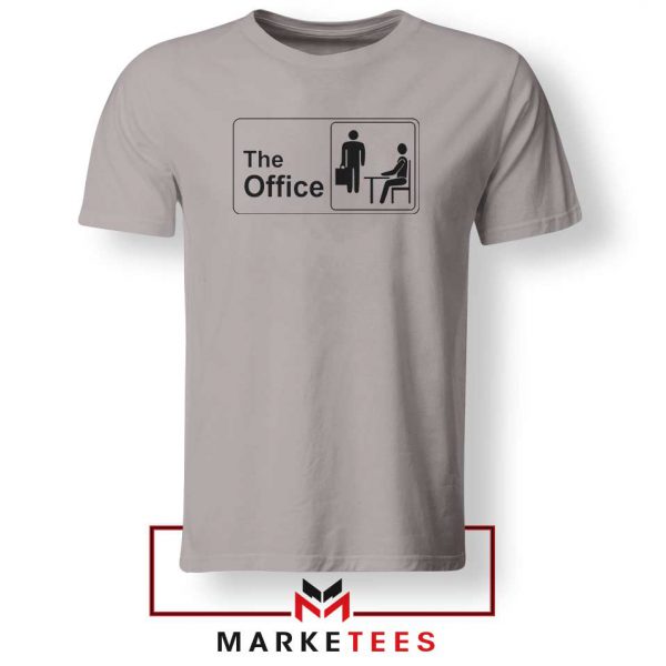 The Office Logo Movie Sport Grey Tshirt