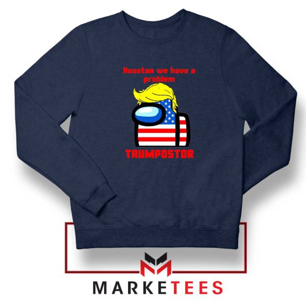 Trumpostor Navy Blue Sweatshirt