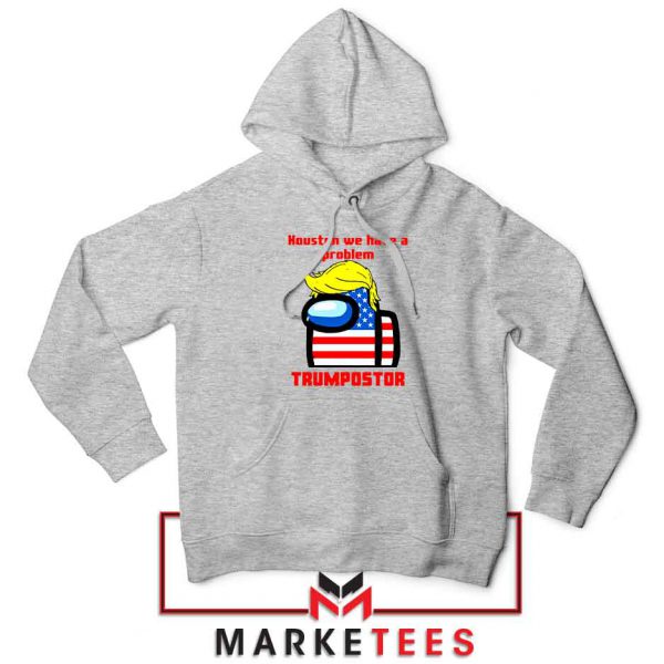 Trumpostor Sport Grey Hoodie