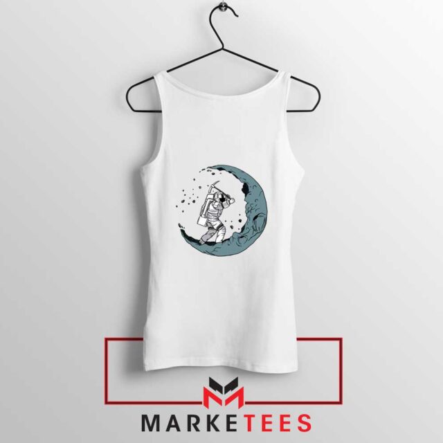 Astronaut Digging Moon Graphic Tank Top