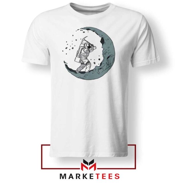 Astronaut Digging Moon Graphic T-Shirt