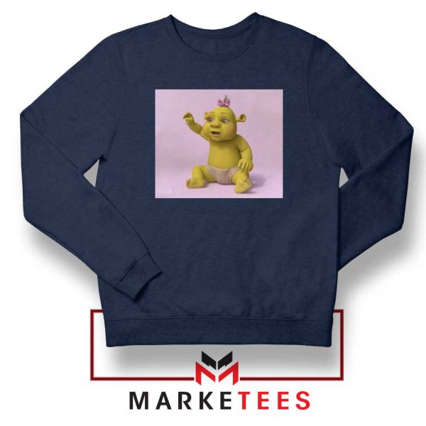 Baby Shrek Navy Blue Sweatshirt