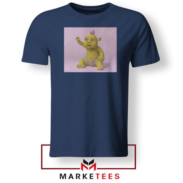 Baby Shrek Navy Blue Tshirt