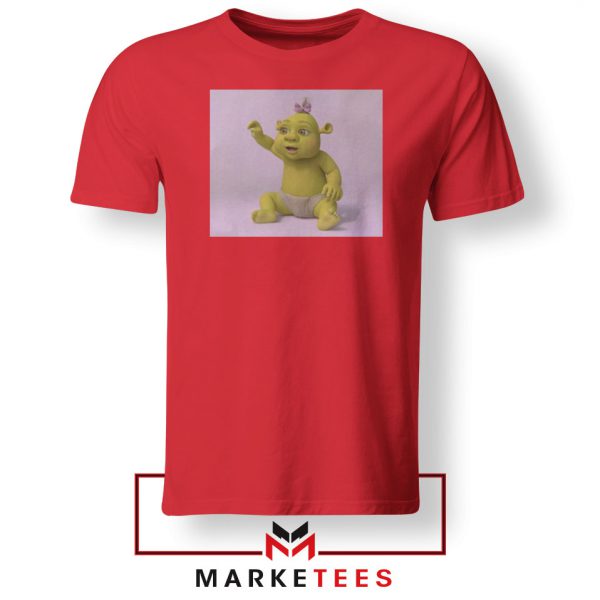 Baby Shrek Red Tshirt