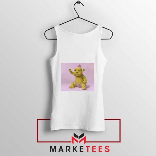 Baby Shrek White Tank Top