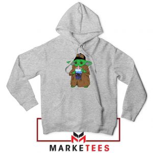 Babyyoda Bubble Tea Sport Grey Hoodie