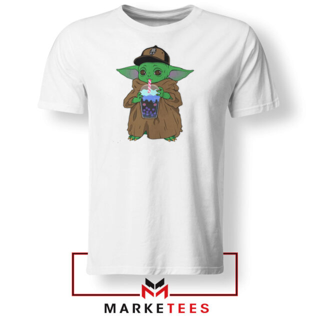Baby Yoda Bubble Tea Graphic T-Shirt