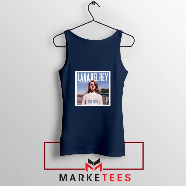 Born To Die Lana Del Rey Navy Blue Tank Top