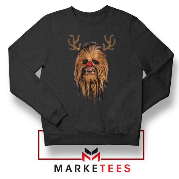 Chewbacca Reindeer Black Sweatshirt