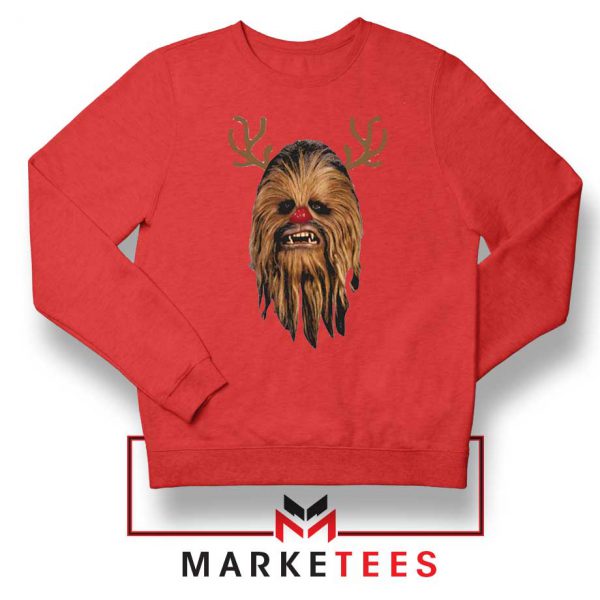 Chewbacca Reindeer Red Sweatshirt