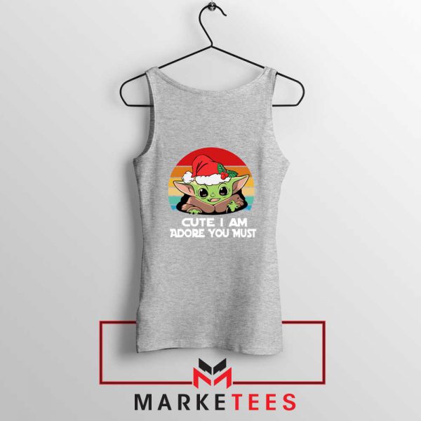 Christmas Grogu Sport Grey Tank Top