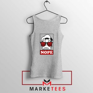 Donald Duck Nope Sport Grey Tank Top