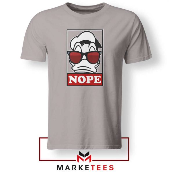 Donald Duck Nope Sport Grey Tshirt