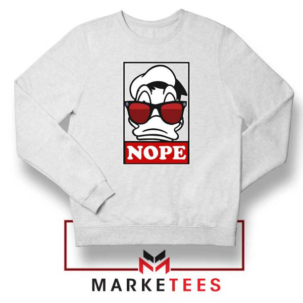 Donald Duck Nope Sweatshirt